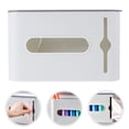 thumbnail image 2 of 1Pc Storage Box Punching-free Garbage Bag Storage Holder Trash Bag Holder White, 2 of 8