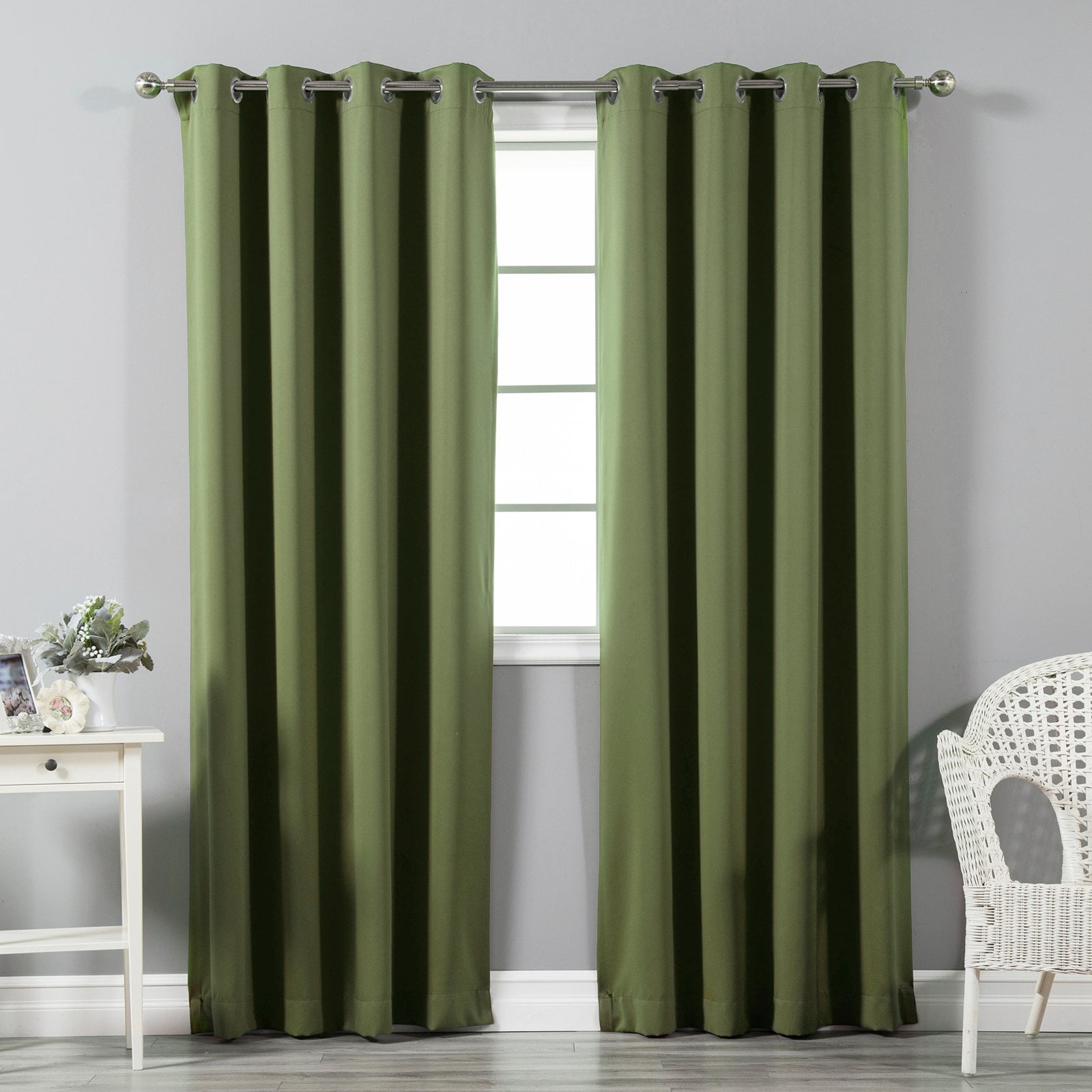 Best Home Fashion Grommet Blackout Single Curtain Panel