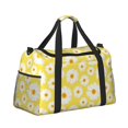 thumbnail image 2 of Disketp Daisies Flowers Bolsa de Viaje Tipo Duffle, Bolso de Mano para Fin de Semana para Mujer, Bolsa de Gimnasio Ligera para Hombre, Esencial para Viajes, 2 of 7