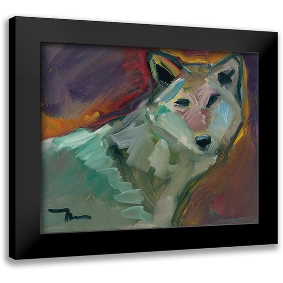 Trujillo, Jose 14x12 Black Modern Framed Museum Art Print Titled - Simply Watching