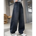 thumbnail image 6 of EnJoCho Girls Jeans Harem Denim Pants Loose Elastic Waist Curved Fit Trousers Soft Bottoms For Kids Spring Daily Outdoor Casual Streetwear Fashion Outfit, 6 of 8