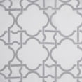 thumbnail image 4 of No. 918 Powell Trellis Sheer Grommet Curtain Panel, 59"x84", Gray, 4 of 7