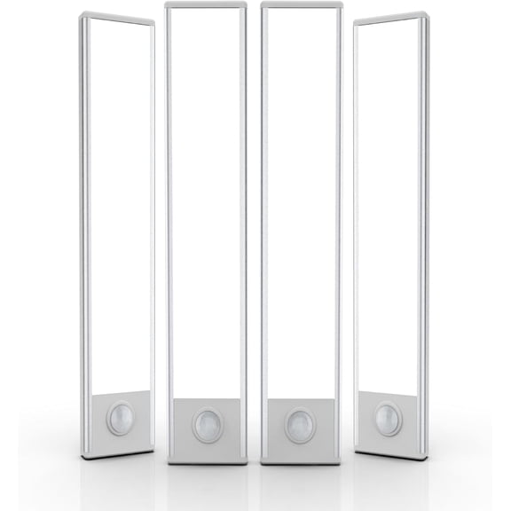 Under Cabinet Lights, 4 Pack Motion Sensor Light Indoor, Wireless USB Rechargeable Magnetic Closet Lights, 32 LED Under Counter Lights for Kitchen,