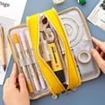 thumbnail image 2 of iSuperb Grande Trousse à Crayons 3 Compartiments Grande Capacité Trousse de Rangement en Oxford, 2 of 5
