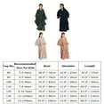 thumbnail image 4 of IBTOM CASTLE Kids Girls Muslim Abaya Dress Long Sleeve Chiffon Islamic Kaftan Robe Open Front Cardigan Prayer Dress with Hijab 13-14 Years Black, 4 of 8
