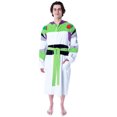 thumbnail image 3 of Disney Men's Toy Story Buzz Lightyear Costume Fleece Plush Robe Bathrobe, 3 of 7