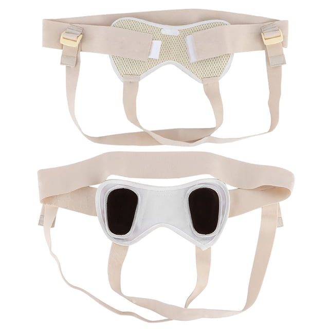 Cinturón de hernia inguinal, soporte para la ingle, bolsa inflable para hernia para adultos mayores, tamaño grande