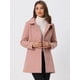 thumbnail image 2 of Abrigo Largo De Invierno Allegra K Rosa Empolvado Con Cuello Peter Pan Y Doble Botonadura Para Mujer, 2 of 6