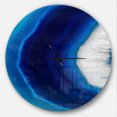 thumbnail image 1 of Designart « Blue Agate Crystal » Horloge Murale Moderne, 1 of 6