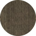 thumbnail image 1 of Ahgly Company Indoor Round Abstract Brown Contemporary Area Rugs, 5' Round, 1 of 4