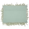 thumbnail image 2 of Nourison Skinny Fugga Shag Decorative Throw Pillow, 14" x 20", Seafoam, 2 of 2