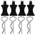 thumbnail image 2 of Type R Corps Corps Clips Broche Rc Corps Clip Broche 4Pcs Alliage d'Aluminium Rtype Corps de Voiture Clips Broche avec Support de Fixation pour 1 10 Rc CarBlue, 2 of 8