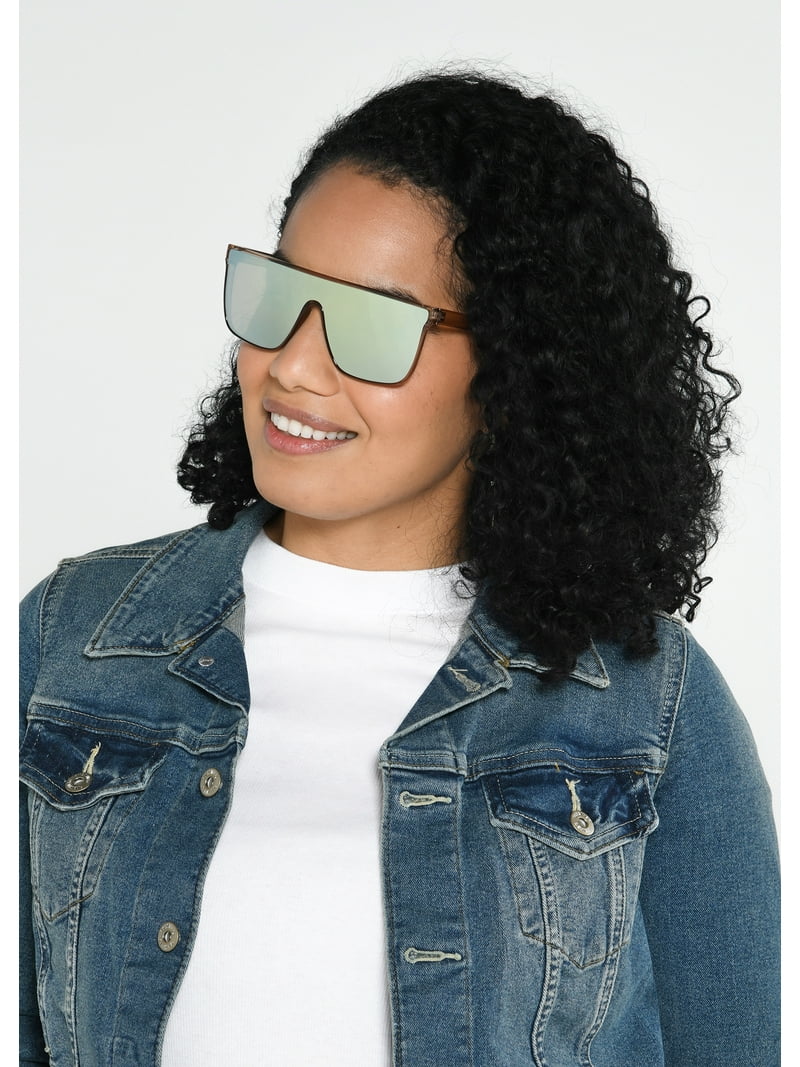 Foster Grant Women's Shield Adult Sunglasses Beige - Walmart.com