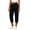 Black, variant on Women's High Waist Jogger Capris Elastic Cuffed Hem Relaxed Fit Workout Lounge Cropped Pants with Pockets