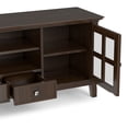 thumbnail image 5 of Simpli Home Simpli Home Acadian 60 inch Wide Solid Wood Transitional TV Stand in Brunette Brown For TVs up to 65 inches, 5 of 12