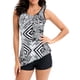 thumbnail image 1 of Conjunto de bikini sólido de contraste de pecho alto cómodo para mujer Conjuntos de traje de baño de una pieza OAVQHLG3B Store lin121212, 1 of 3