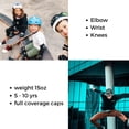 thumbnail image 2 of Pro-Tec Jr 3-Pack Skateboarding Pad Set, (Wrist, Knee, Elbow), Youth Small, Blk (Ages 5 - 10), 2 of 7