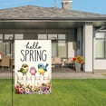 thumbnail image 3 of Hello Spring Birds On Fence Garden Flag For Home Outdoor Garden Yard Decor 12x18 Inch, 3 of 5