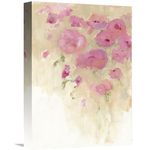 Global Gallery Avery Tillmon 'Floral Watercolor' Canvas Wall Art