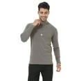 thumbnail image 2 of YuKaiChen Men's Casual Turtleneck Slim Fit Basic Tops Lightweight Pullover Sweater Grey L, 2 of 5