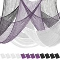 thumbnail image 1 of Halloween Creepy Cloth Riare, paquete de 12 unidades, 76 x 190 cm, negro/púrpura/blanco, 1 of 7