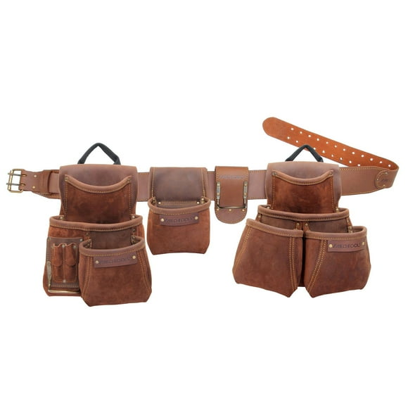 MECHTOOLS 11 POCKET  DELUXE COMPONENT CONTRACTOR LEATHER APRON