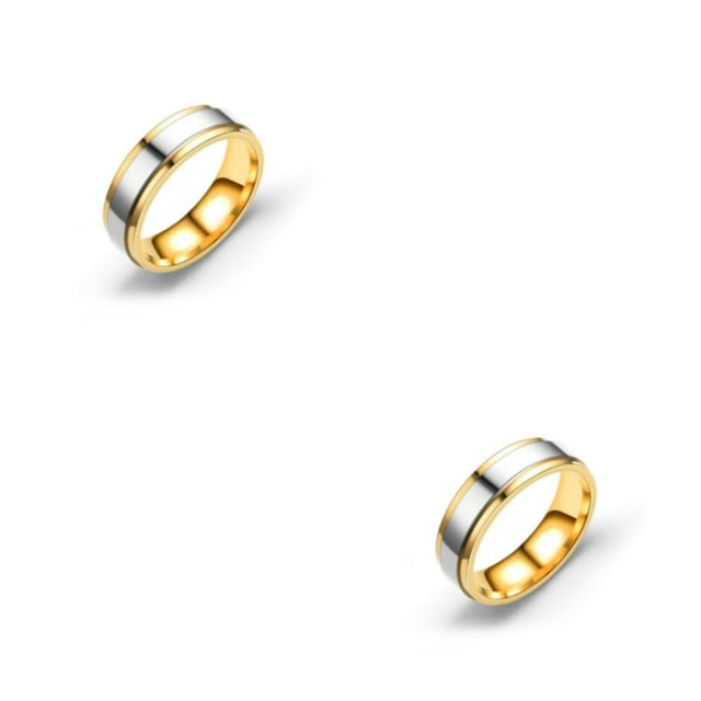 Anillo Dedos Colgante Sonducket Joyería de moda Tamaño compacto Anillos de boda lisos Type7 NO7