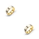 thumbnail image 2 of Minnieouse Pareja Anillo Dedos Colgante Joyería de moda Ligero a prueba de herrumbre Sin rebabas Anillos de boda lisos Tipo de compromiso tipo 7 6MM 2piezas, 2 of 6