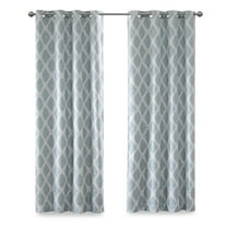Gracie Mills Zinnia Contemporary Ikat Printed Blackout Curtain Panel - GRACE-9811
