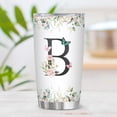 thumbnail image 3 of Personalized Initial B Tumbler 20oz, Monogrammed Gift for Women Birthday Mothers Day Religious Gift, Personalized Christian Gift for Women Initial Coffee Mug, 3 of 6