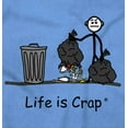 thumbnail image 2 of Broken Garbage Bag Trash Smelly Messy Men's Graphic T Shirt Tees Brisco Brands S, 2 of 6