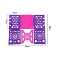 thumbnail image 2 of Shirt Folding Board T Shirt Clothes Folder Durable Plastic Laundry folders Folding Boards, 2 of 4