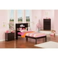 thumbnail image 4 of Leo & Lacey Solid Wood Twin XL Platform Bed with USB Charger in Espresso, 4 of 5