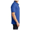thumbnail image 2 of Yellow Rooster Mens Tall Core Blend Jersey Knit Polo Royal 4XLT, 2 of 4