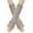 Gray, variant on ICHUANYI Women Winter Warm Knit Fingerless Gloves Arm Warmers Solid Hand Crochet Thumbhole Mittens