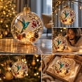 thumbnail image 6 of Christmas Lighted Decorative Ball, LED Glowing Ornament for Tree Window Ceiling Porch, Battery Powered Festive Light Ball for Holiday Party Home Ambiance Enhancement,Z023, 6 of 6
