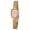 Pink, variant on Small Gold Watches for Women, Fashion Analog Quartz Watch with Oval Dial, 3ATM Waterproof, Vintage Minimalist Ladies Wristwatch, Red