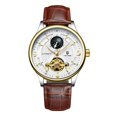thumbnail image 4 of Reloj de mecánico automático de cuero PU para hombre de lujo a prueba de agua Sunnimix Relojes mecánicos de los hombres, 4 of 6