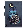 thumbnail image 4 of Allytech Case for All-New Kindle Fire HD 8 Plus 2020/ Fire HD 8 2020, Ultra Thin Folio Stand Shockproof Smart Cover with Card Slots Auto Sleep/Wake for Fire HD 8 2020 Release,Mr Owl, 4 of 13