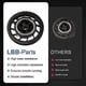 thumbnail image 4 of 499901 Starter Pulley & Spring Assembly for Briggs & Stratton, Cub Cadet Engine, Lawn Mower PS9281512, 4 of 5