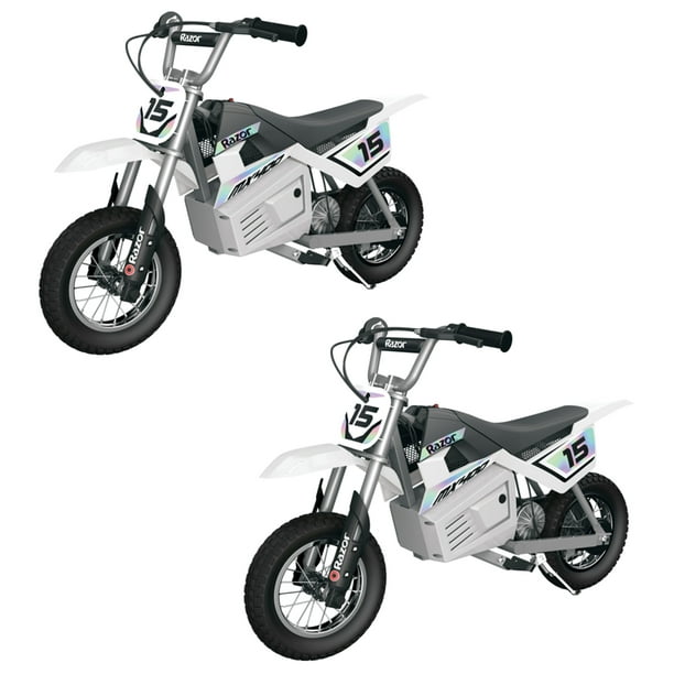 Razor Razor Mx400 Dirt Rocket 24V Electric Toy Motocross Motorcycle Dirt  Bike, White in the Scooters department at