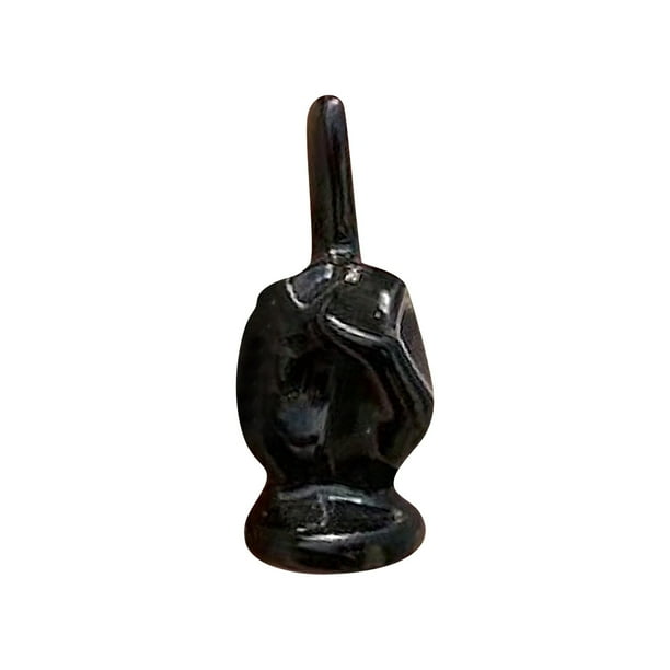 Oferta por tiempo limitado!Figura de cristales del dedo medio Estatua divertida del dedo medio de cristal, decoración del dedo medio, estatua de bolsillo tallada a mano Decoración de cristal del dedo
