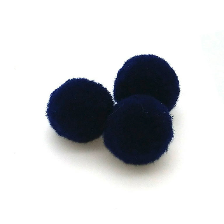 Ounona Pom Balls Colorful DIY Fluffy Crafts Mini Fuzzy Ball Plush Poms Arts Yarn Garland Decorations, Size: 2.5x2.5