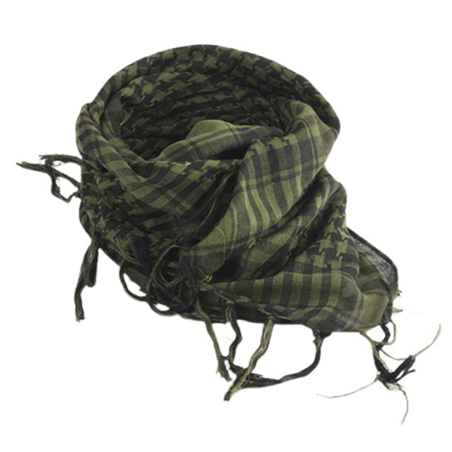 Scarf Unisex Lightweight Plaid Pattern Cotton Keffiyeh Scarf for Winter