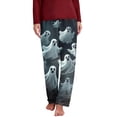 thumbnail image 4 of Drovellove Women's Casual Halloween Print Pajama Pants – Soft Long Pajama Trousers with Elastic Waist for Lounging, Nighttime, and Cozy Home Relaxation, 4 of 5