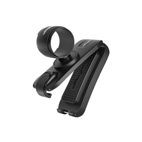 Backpack Clip Selfie Stick Holder for GoPro 12, DJI Action 3/4, Insta360 X4 – 360° Adjustable Hands-Free Camera Mount with Shock-Absorbing ABS Silicone Build – Black