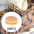 thumbnail image 4 of Yazoeia 20x Pulley Blocks Wooden Model Ship Fittings, Educational Toy Parts, Model Building Kits Accessory Model Ship Deadeye, 6mm CJC912-201087, 4 of 7