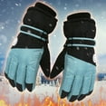 thumbnail image 3 of Gytml Winter Waterproof Ski Snow Warm Gloves For Women Men, Windproof Cold Weather Thermal With Touchscreen Fingers, For Running Driving Cycling Hiking Outdoor Sports Blue-One Size, 3 of 3