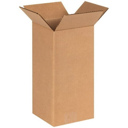 Box Partners Tall Corrugated Bxs,6x6x12,Kraft,25/BDL - BXP 6612