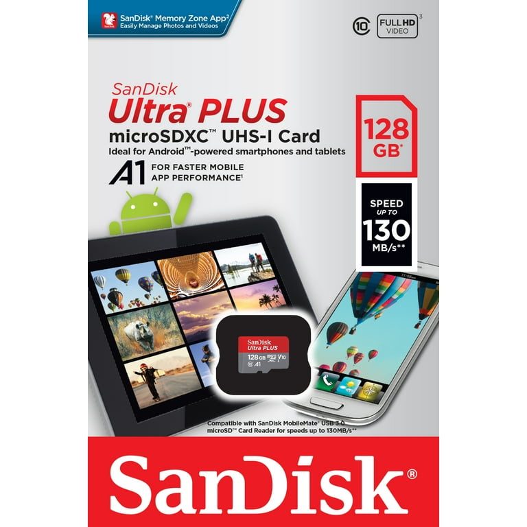 SanDisk Extreme PLUS SDXC UHS-I 128 Go